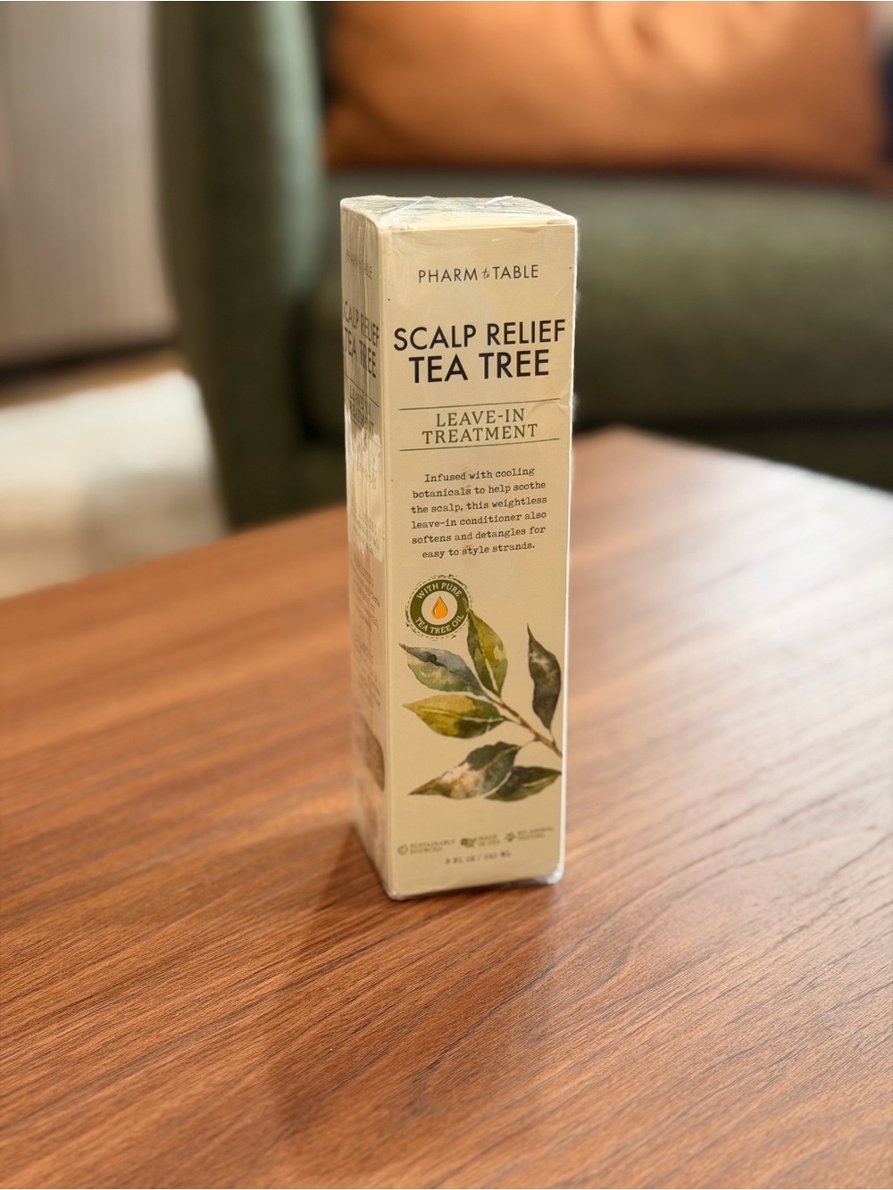 NEW Pharm to Table Scalp Relief Tea Tree Leave-In Treatment, Scalp Soothing!